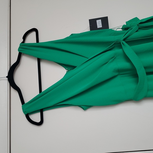 DKNY Apple Green Sleeveless Cocktail Dress - Picture 4 of 16